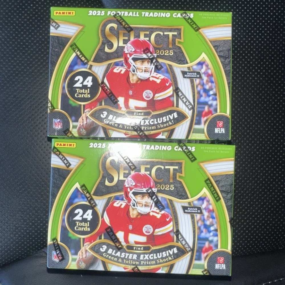 2025 Panini Select Football Blaster Box NFL Trading Cards - sealed lot of 2